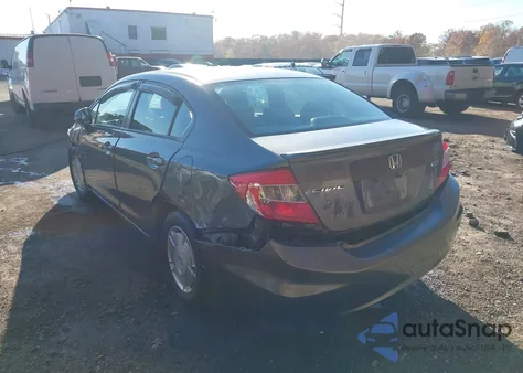 2012 Honda Civic Hf from USA, damaged, VIN 2HGFB2F61CH316827